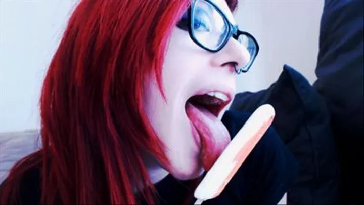 Licking My Lollipop with My Long Tongue (part 2 )