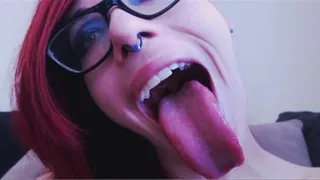 Close-Ups of My Long Tongue