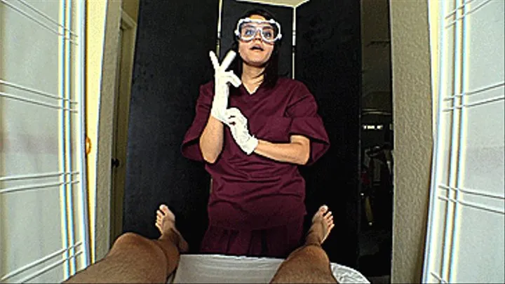 Surgeon Raquel Gives You A Latex Handjob