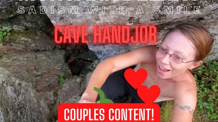 Cave Handjob With a Big Cum Shot