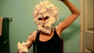 Covered in Shaving Cream