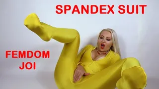 Spandex suit fetish Cum on ass JOI