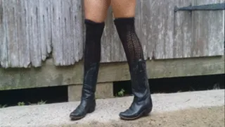 Country Cutie Boots to Bare Feet