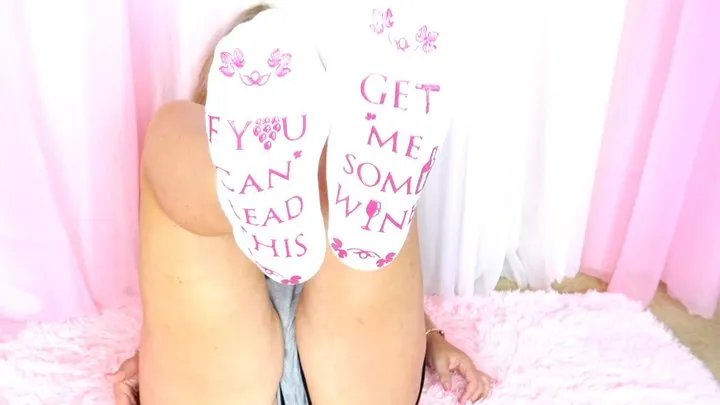 Step-Mom Sock Tease