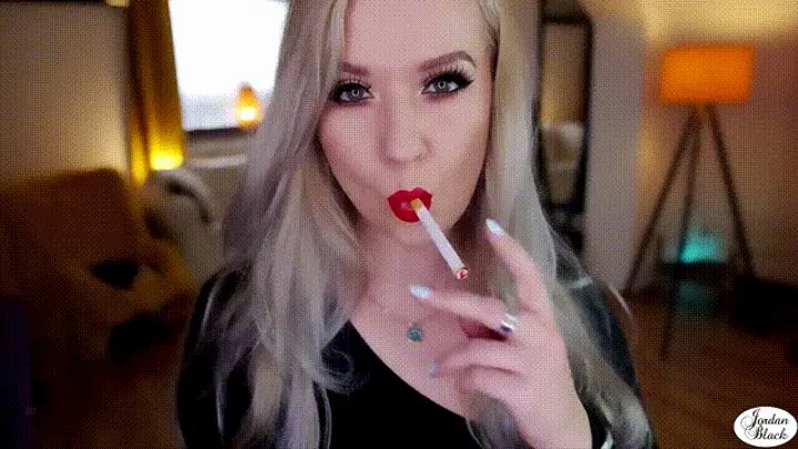 Sexy smoking with a Red!