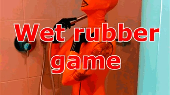 Wet rubber game