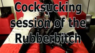 Cocksucking session of the Rubberbitch