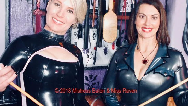 Latex Caning & Strapping | MISTRESS BATON & MISS RAVEN ( )
