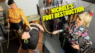 Nichole's Foot Destruction