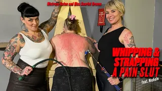 Whipping And Strapping A Pain Slut featuring Nichole