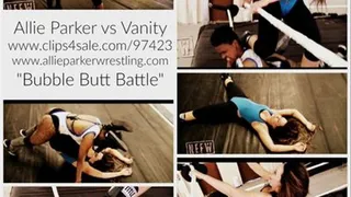 FEMALE PRO WRESTLING: Vanity vs #allieparker "Bubble Butt Battle" #femalewrestling #prowrestling #femaleprowrestling #bigbutt #wrestling #femalewrestling #twerk