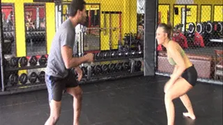 SEMI COMPETITIVE MIXED GRAPPLING: Allie Parker vs Greg