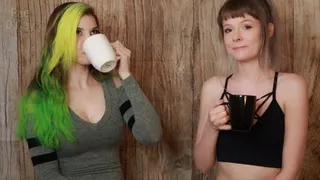 Coffee and Sneezy with AwkwardBunni