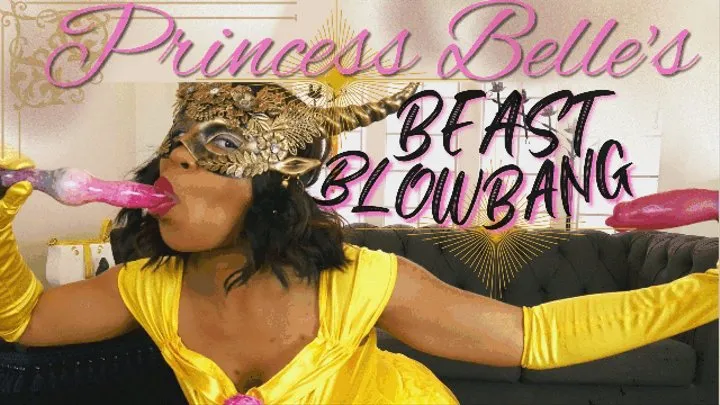 PRINCESSBELLE'S BLOWBANG - Fantasy Dildo Suck & Fuck Cosplay in