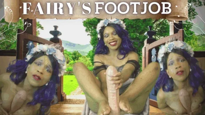 Little Fairy's BIG Footjob!