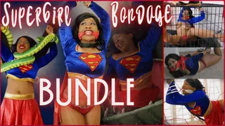 SuperGirl Bondage Bundle: VARIOUS SCENARIOS OF A SUPERHERO'S STRUGGLES IN