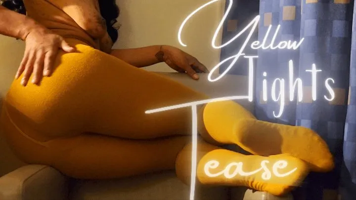 Yellow Tights Tease