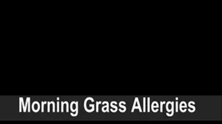 Morning Grass Allergies