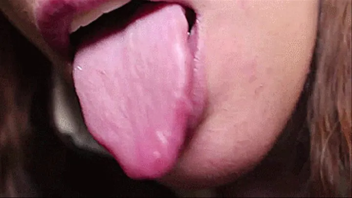 EROTICALLY LICKING YOUR FACE