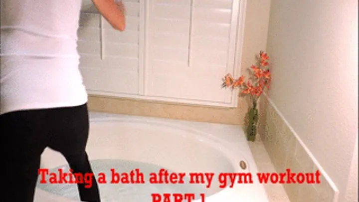 Taking Bath after gym workout