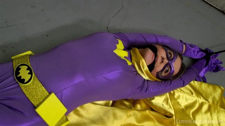 Batgirl Helplessly Stretched & Squirming