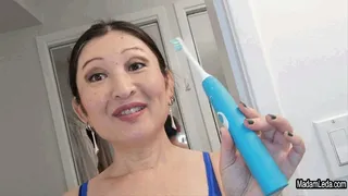 Brushing with the Electric Toothbrush - with Madam Leda