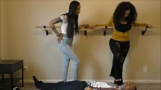 Stacy and Jess: Biracial Beatdown (Front POV)