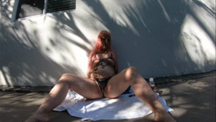 Squirting Orgasm Outside Miami Airbnb w/ Foodbaby