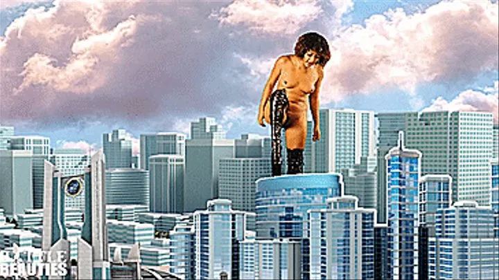 BattleBeauties: Scientific Super Tall heels Turns Woman into Giantess and destroys the city