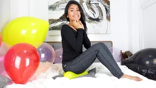 Sit to Popping Balloons from Smallest to Largest