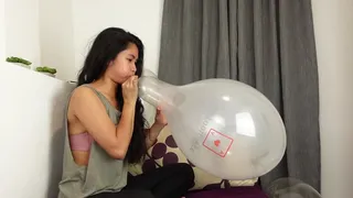 Natural & Raw Miyu Series: Stretching out Balloons to their Max Sizes with my Breath