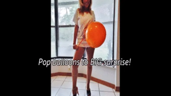 Pop balloons to BIG surprise