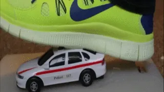 Tramping and Crushing an Toycar with Nike