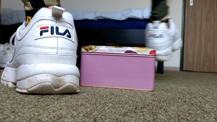 Brutal Cookie Jar Crushing with Fila Sneaker View 2