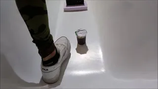 Food Crushing with Fila Platform Sneaker