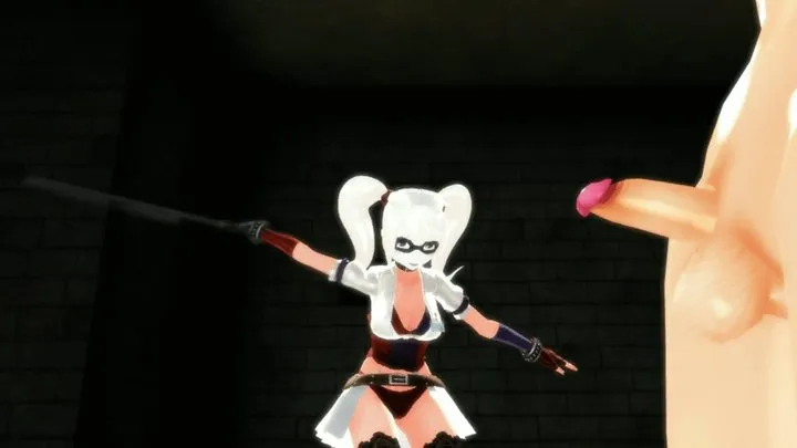 Harley Quinn Ballbusting Batman Part 1