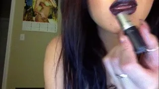 Black Lipstick Fetish Voyeur