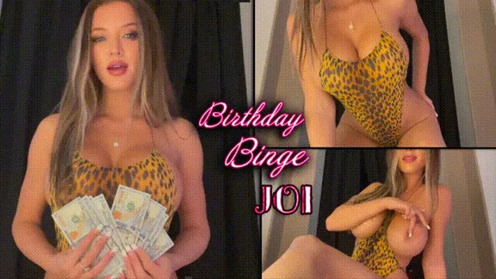 Birthday Binge JOI - Topless