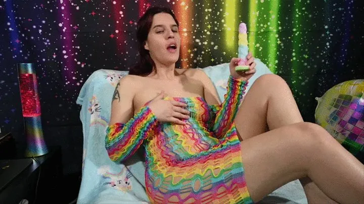 Magical Rainbow Orgasms with Unicorn Horn