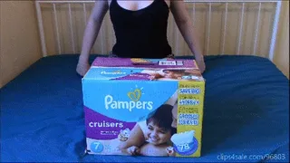First Time in Pampers Size 7