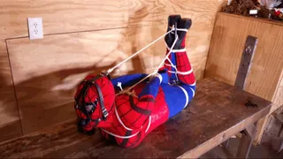 Brenda Bound.. Spidergirl Hogtied