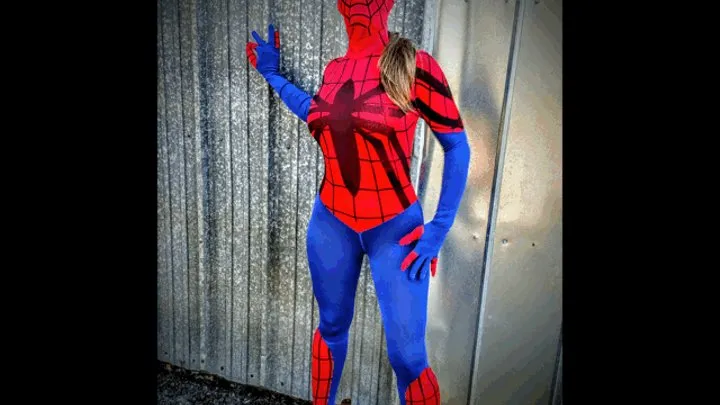 Terra Mizu.. Spidergirl Caught and Unmasked