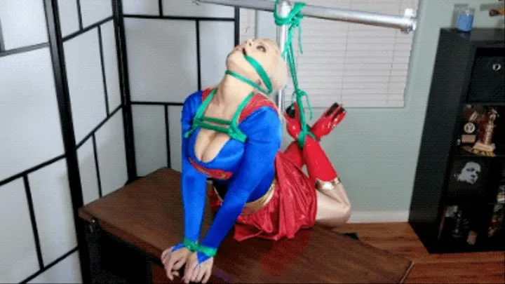 Nadia White- Supergirl Tied Tight in Kryptonite