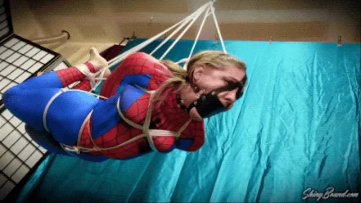 Sadie Holmes- Spidergirl Suspended and Struggling