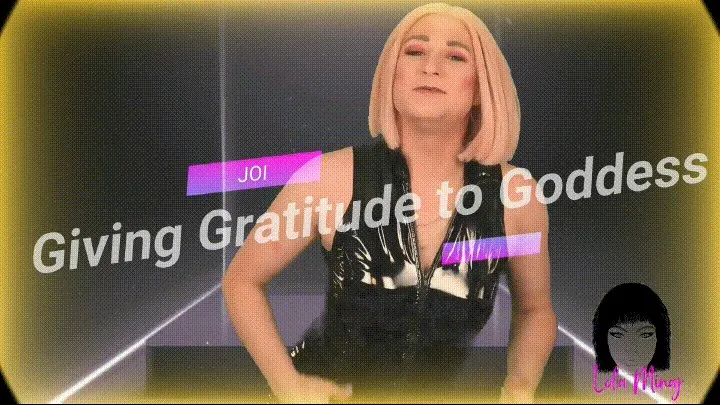 Giving Gratitude to Goddess Lola Minaj Trans JOI Mesmerize Mind Fuck MP4