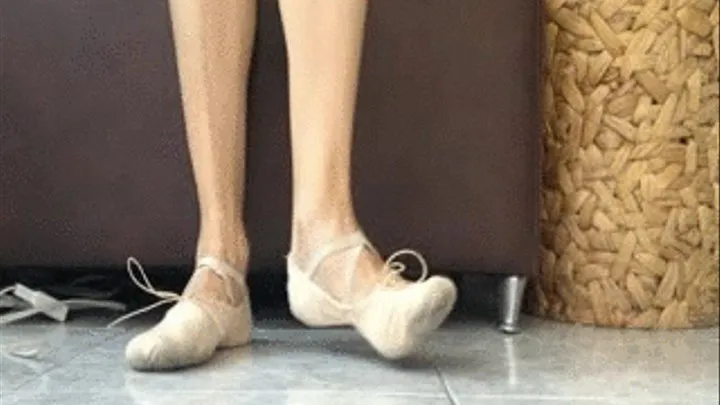 Taking Off Ballet Slippers