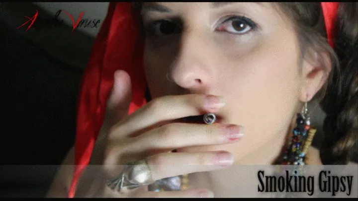 Smoking Gypsy - Colorful Smoking Fetish Show! Now !