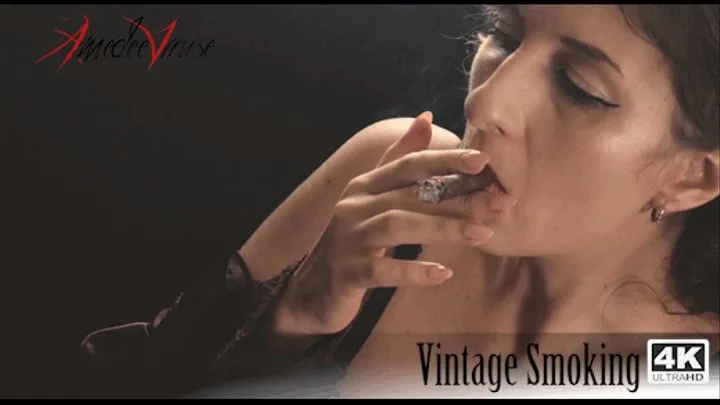 Vintage Smoking (SD, ) - Elegant, Classic Smoking Fetish Show with a Vintage Tone!