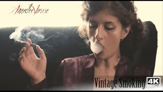 Vintage Smoking (4K- ) - Elegant, Classic Smoking Fetish Show with a Vintage Tone!