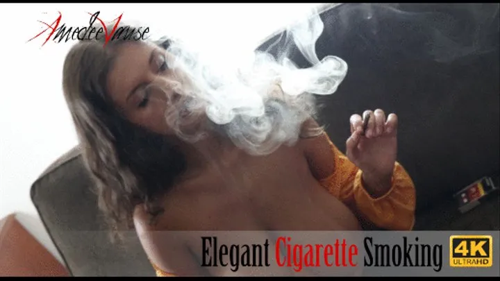 Elegant Cigarette Smoking - Atmospheric Erotic-Art Smoking Fetish Experience!